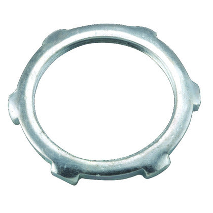 1195 Conduit Locknut, 1-1/4", Steel/Zinc