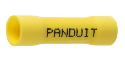 ESV10BX-Q Butt Connector, Vinyl Insulated, 12 - 10 AWG, Yellow, Pack of 25