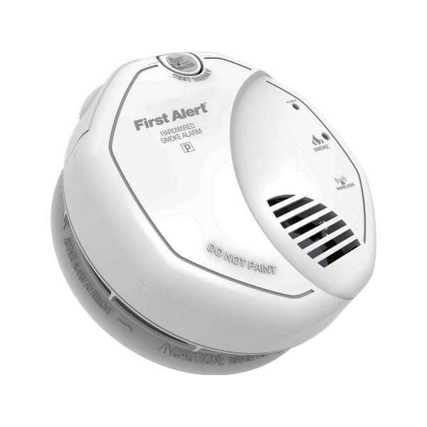 Smoke Detector; Wireless; AC/DC Photoelectric; 85 dB at 10 Ft.; 120 VAC; 1.5 V Battery Backup