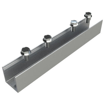 RLSPLCM2 Rail Splice, Silver