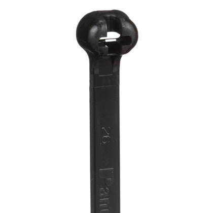 BT3LH-L0 Cable Tie, Light-Heavy Duty, 11.8" Long, UV Nylon, Black, 50/Pack