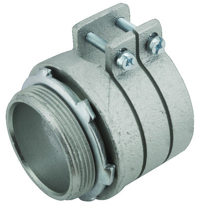 2114 Flex Connector, 3-1/2", Type: Squeeze, Malleable Iron