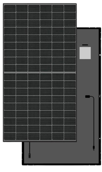 Sonali SS-420-108M-B 420W Black on Black 108 Half-Cell Mono Solar Panel N-Type TOPCon