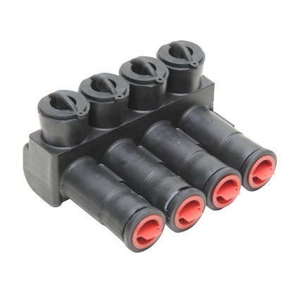 BIBS3503DB Multi-Tap Connector, Aluminum, Insulated, 12 AWG to 350 MCM