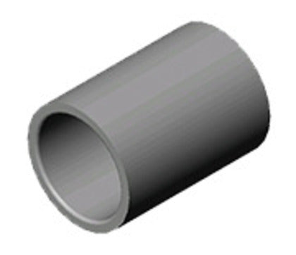 125CPL Coupling, 1-1/4" Diameter, PVC, Gray