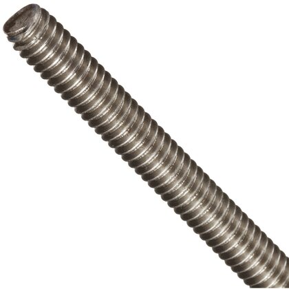 038X120 All Threaded Rod, Zinc-Plated, 3/8" x 10'