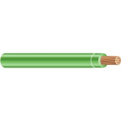 THHN6STRGRN-CUT 6 AWG THHN/THWN-2 Stranded Copper, Green, Cut to Length