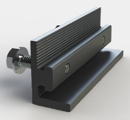 303019D Splice Bar, Alum, Blk