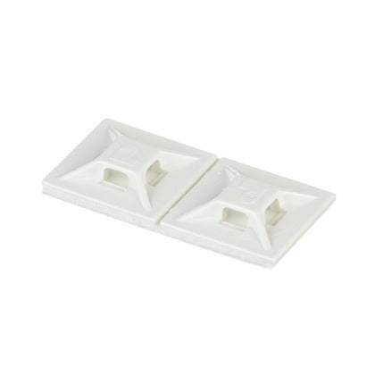 ABMM-A-C Cable Tie Mount, 3/4", 4-Way, ABS, White