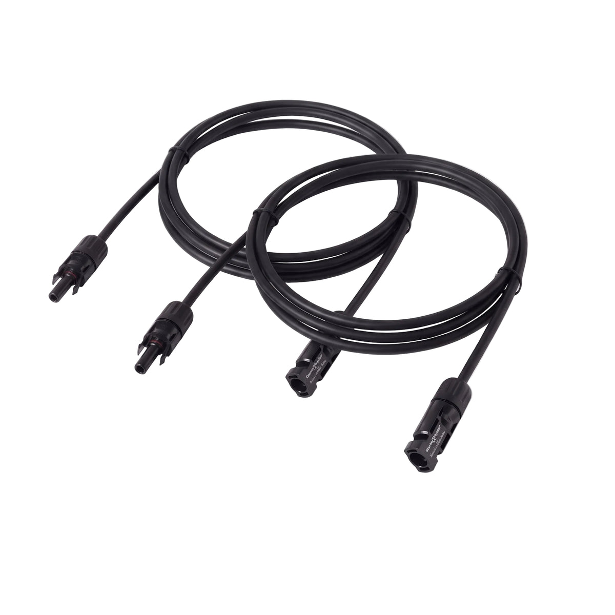 A pair of 2m MC4 Extension Cables