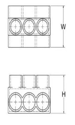 BIBD6003 600-3  TWO SIDE UNITAP
