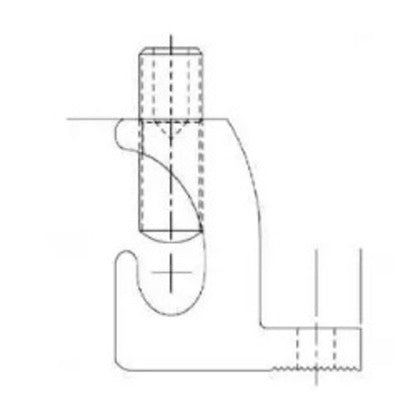 BGBL4 Aluminum Lay-in Lug, 4-14 AWG