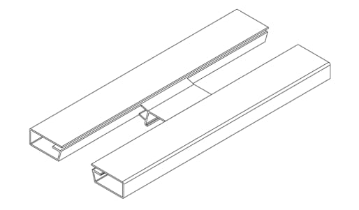 Image for Unirac GridFlex 10 380940 Homerun Wire Management Cover 17"
