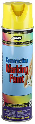 258 Construction Marking Paint, High Visible Yellow, 20 oz