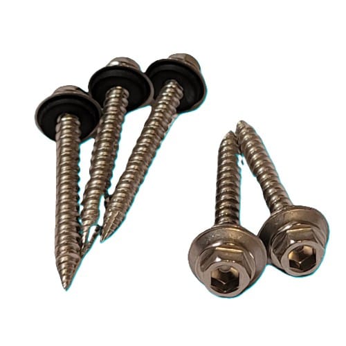 Sunstack SS01-WS660-00 Wood Screws M6x60 HX SL-HW Bag of 100