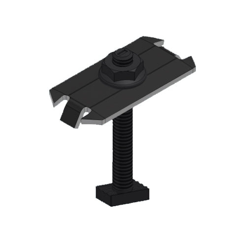 Unirac SolarMount 302027D Dark Mid Clamp, 30-36mm