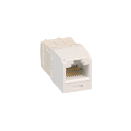 CJ688TGWH Snap In Connector, Mini-Com, TX6 PLUS UTP, Cat 6, White