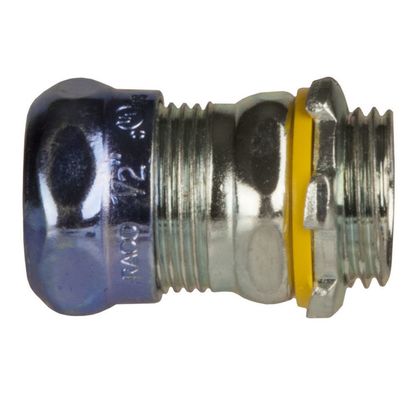 2906RT EMT Compression Connector, 1-1/2 inch, Raintight, Steel