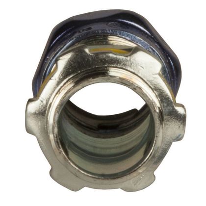 2908RT EMT Compression Connector, 2 inch, Raintight, Steel