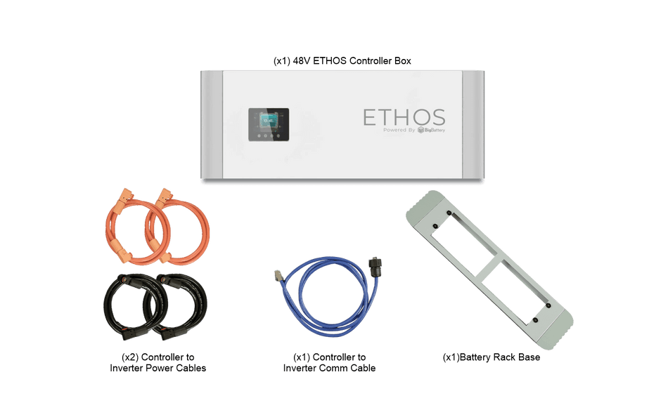 BigBattery ETHOS KIT0949 48V Energy Storage System (10.2kWh Capacity) 2 Module