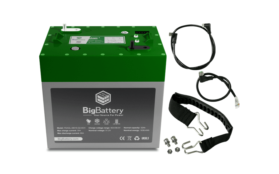 BigBattery EAGLE 2 K0978 3.1kW Energy Storage System (1.63kWh Capacity) with 2 LFP Batteries