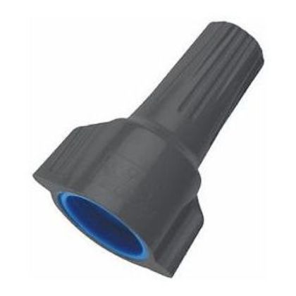 30-1163 Weatherproof Wire Conn, 63® Gray/Dk Blue, 15/Card