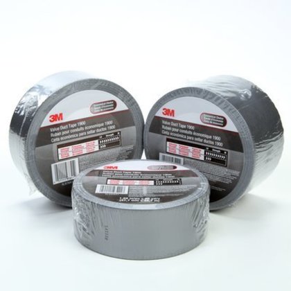 1900-48MM Value Duct Tape, Silver, 1.88" x 50 yd