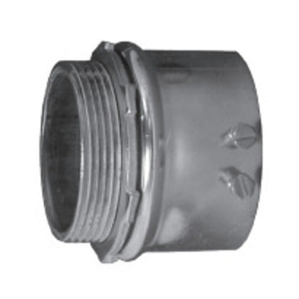 4125ST EMT Set Screw Connector, Insulated, 1-1/4 Inch, Steel/Zinc
