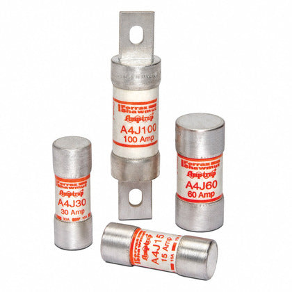 A4J40 Fuse, Amp-Trap®, 600VAC, 300VDC, 40A, Fast-Acting, Class J, A4J Series