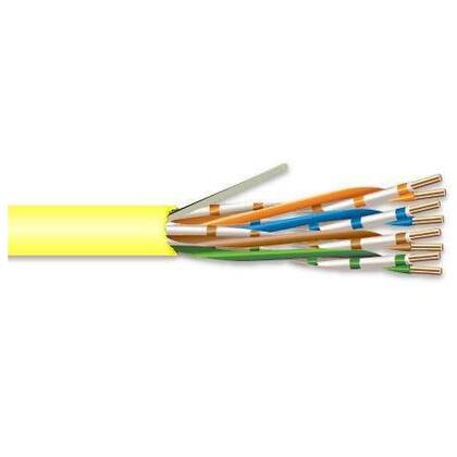 77-240-6B 77 SERIES Category 6 Plenum Cable, Yellow,  1000' Pop Box
