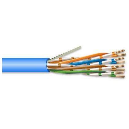 U604PBLBXU Category 6 Cable, Plenum, 23/4-UTP (Solid), Blue, 1000'