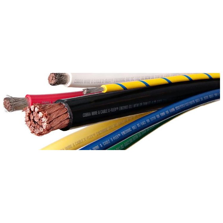 4/0 10' Black Battery Cable