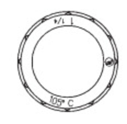 444 Conduit Bushing, Insulating, 1-1/2", Threaded, Plastic