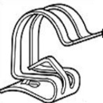 449 MC/AC cable to metal stud clip, 14-2 to 12-3 MC/AC