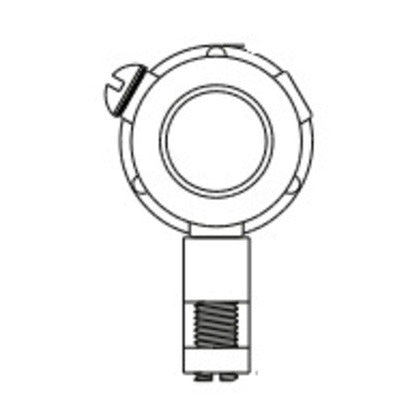 453 Grounding Bushing, 1-1/4", Threaded, Insulated, Zinc Die Cast
