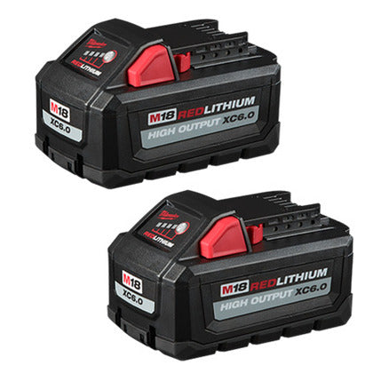 48-11-1862 M18™ REDLITHIUM™ High Out™ XC6.0 Battery (2PK)