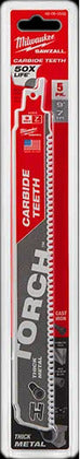 48-00-5502 9" SAWZALL® TORCH™ Carbide Blades, 5PK