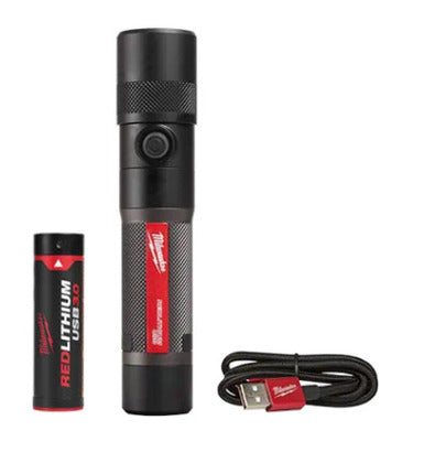 2161-21 USB Rechargeable 1100L Twist Focus Flashlight