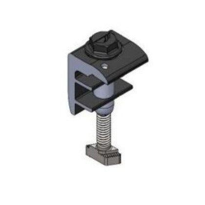 UFO-END-01-B1 End Fastening Object (End Clamp, 30-40Mm), Black