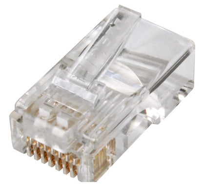 85-372J CAT5e Feed-Thru Modular Plug, 100/Jar