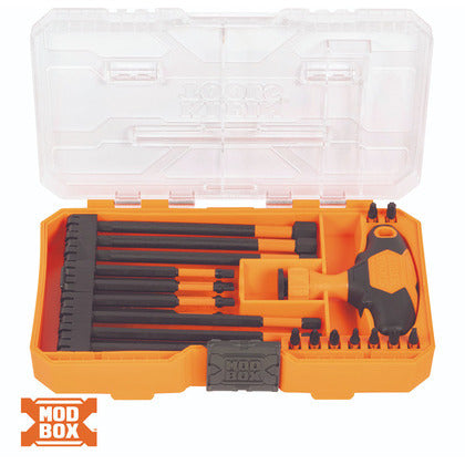 33804  ProFlex Impact-Rated Interchangeable Ratcheting T-Handle Set, 23-Piece