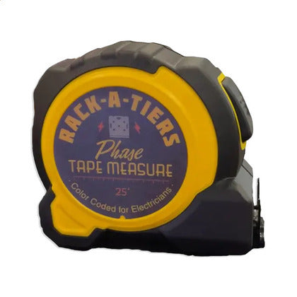 52725 PHASE TAPE MEASURE -3-COLORS -25FT