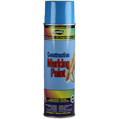 254 Construction Marking Paint, Blue, 20 oz
