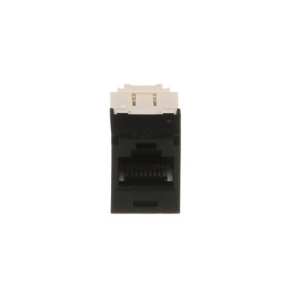 CJ688TGBL Snap In Connector, Mini-Com, TX6 PLUS UTP, Cat 6, Black