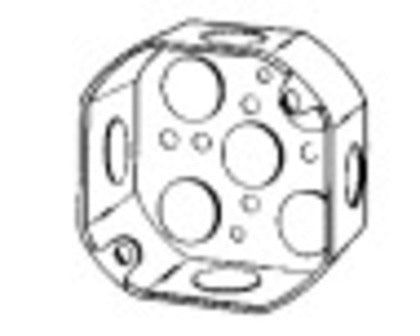 4O-1/2 4" OCT BOX 1-1/2" 1/2" KO'S