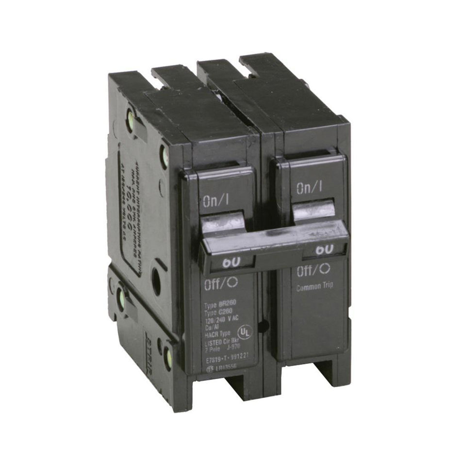 Eaton BR260 2-Pole 60A Circuit Breaker