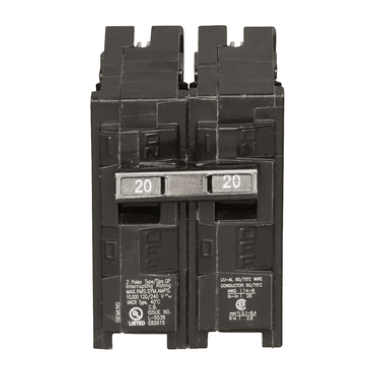 Siemens 0028-4502 2-Pole 20A Circuit Breaker