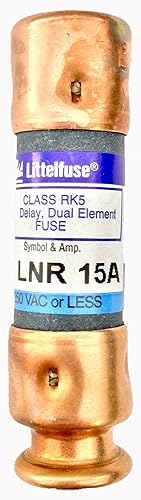 Littelfuse FLNR015 15A 125Vdc Time Delay Fuse