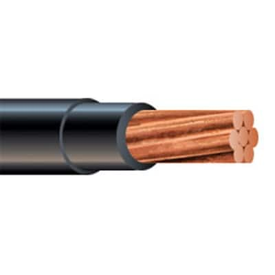 Titan 01-THHN-2X-BLK 2AWG 500' Black THHN/THWN-2 Building Wire