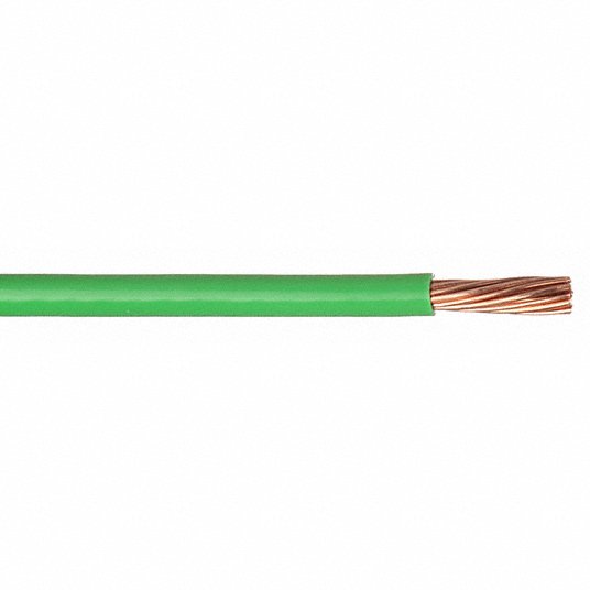 THHN-8-STR-GRN-CU-500 8AWG 1 FT Green Stranded Building Wire